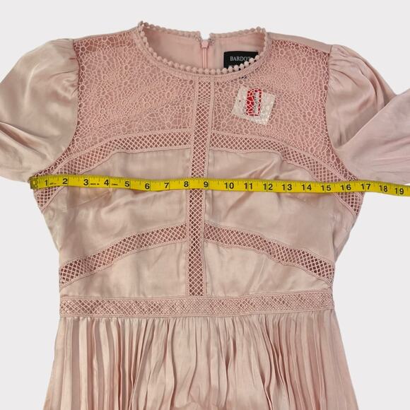 Bardot Olivia Pleated Mini Dress Size 4/XS - Picture 4 of 8